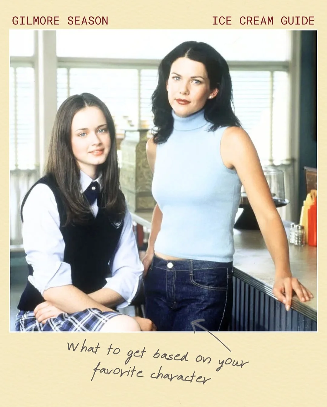 Does anyone else turn on Gilmore Girls every September?? It just feels like the ✨perfect✨ fall show! Whose order are you getting??