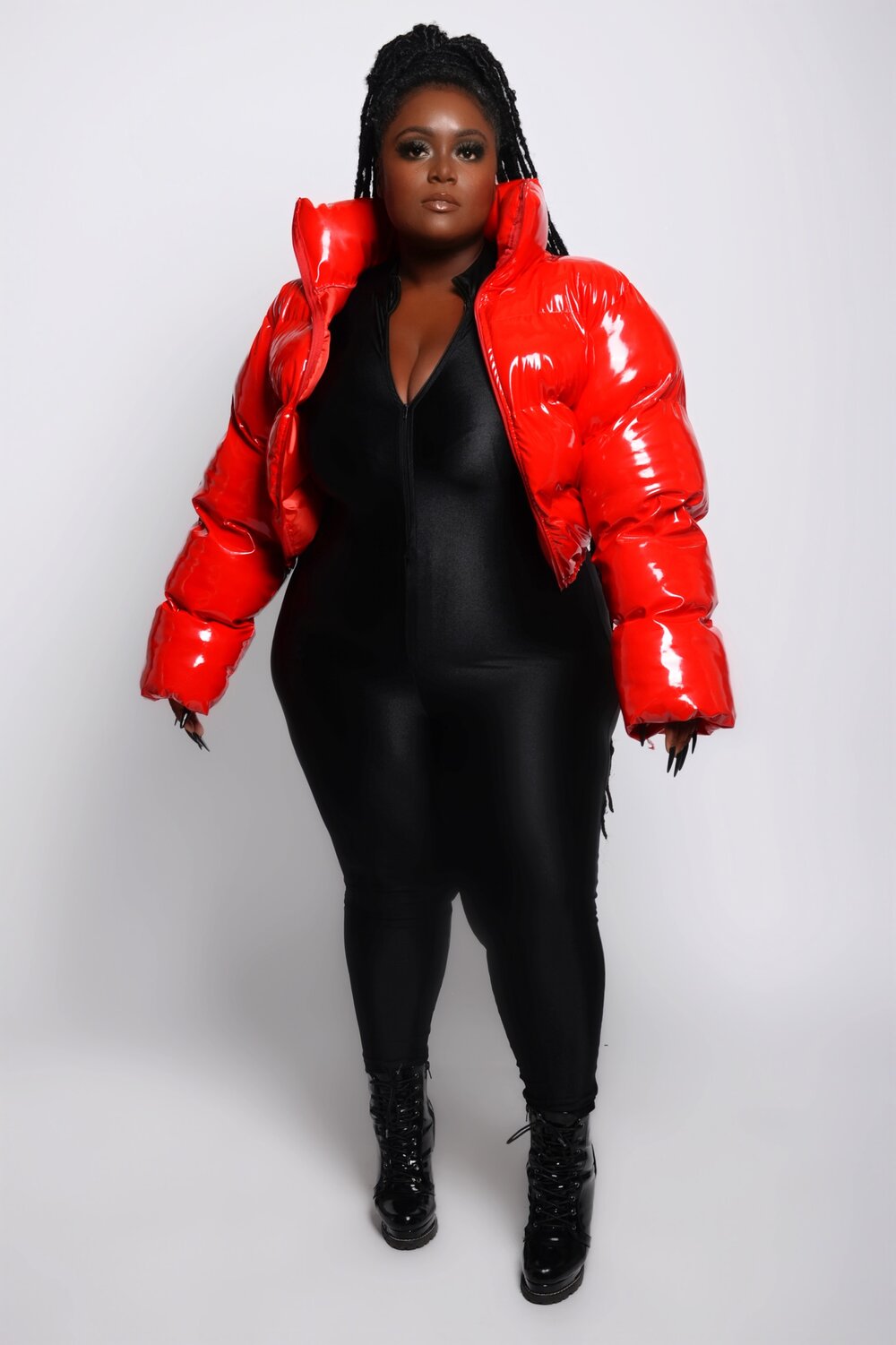 Latex puffer jacket hotsell