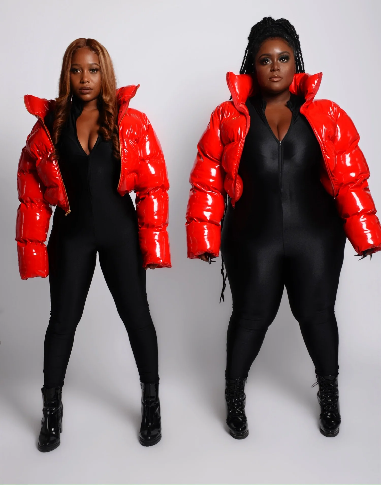 Latex jacket puffer deals
