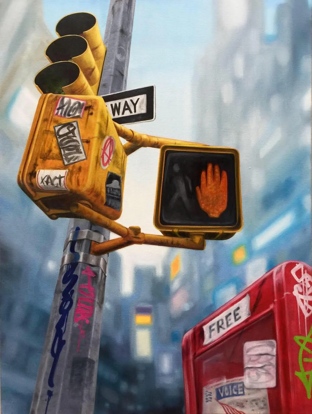 “Hangover” 2019  
30” x 40” oil on canvas