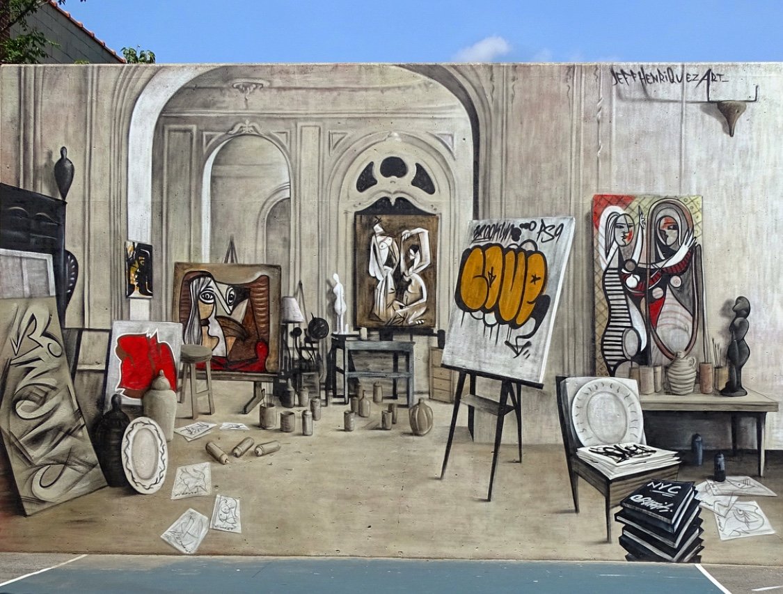 Juxtaposition: Cubism, Cans, & Black Books
