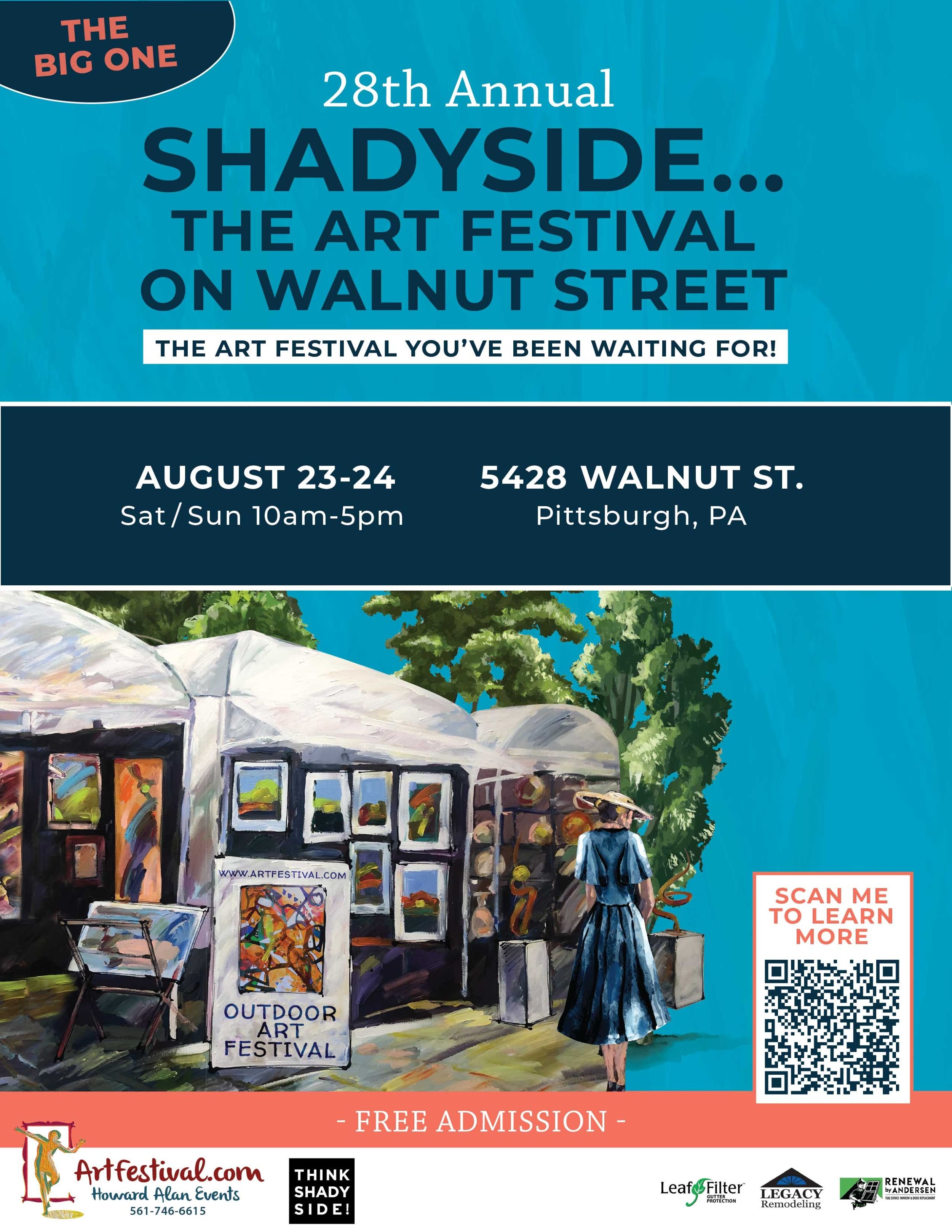 28th Annual Shadyside... The Art Festival on Walnut Street