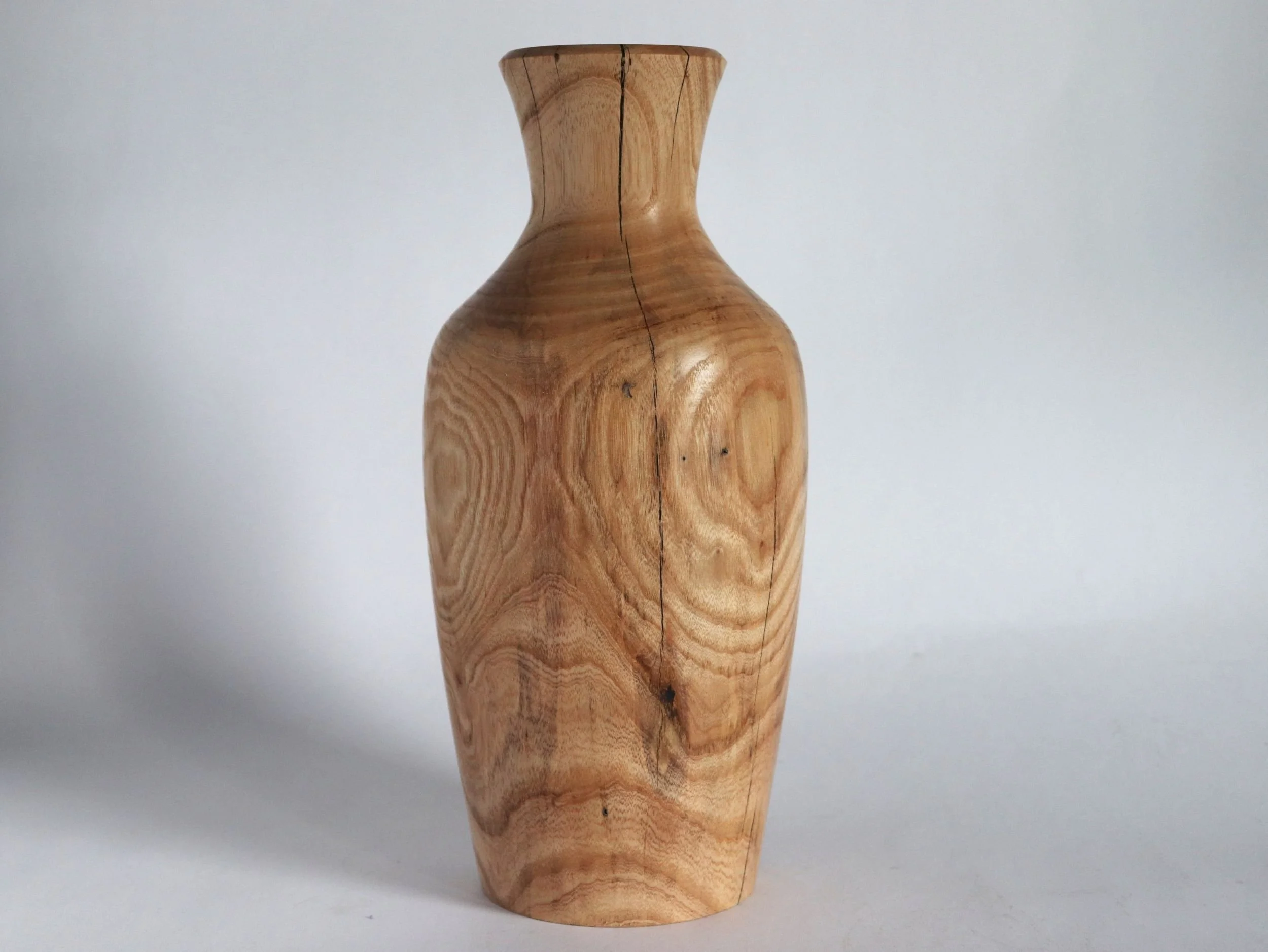 Handmade Reclaimed Pear Wood Tapered Vase | Natural Finish | Made in USA by  Small Business  Grayhill Woodworking LLC