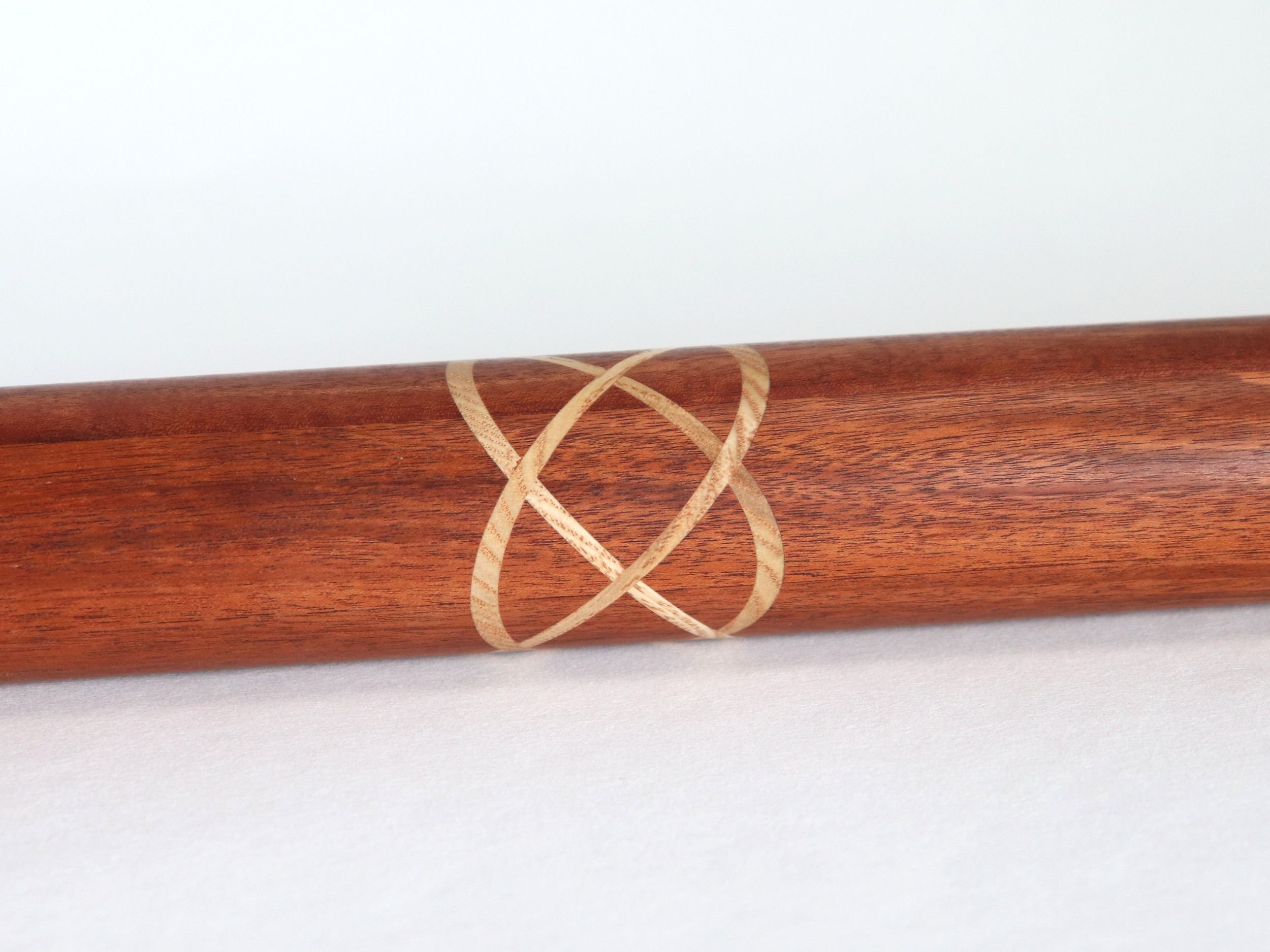 French Rolling Pin  - Handcrafted - Celtic Knot or Stripe Inlay