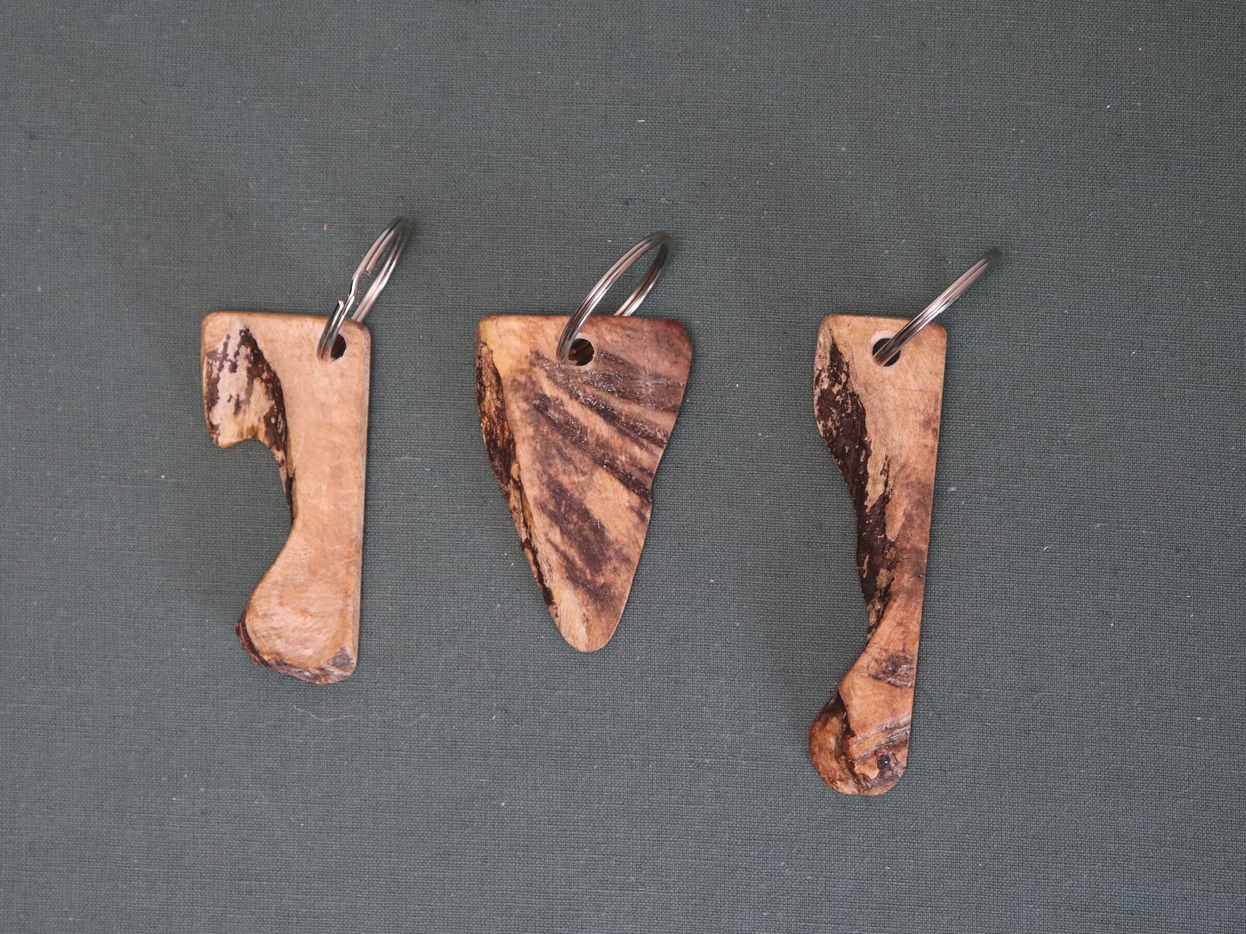Wood Keychain ~  Sustainable, Handcrafted and One-of-a-Kind