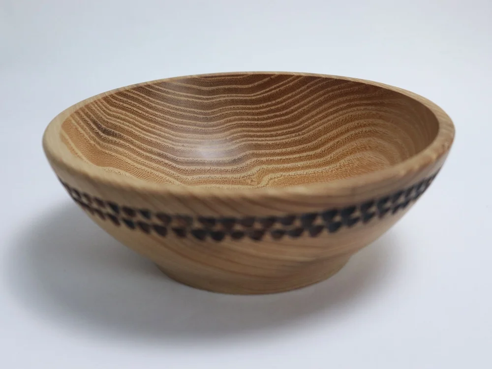 Locust wood bowl