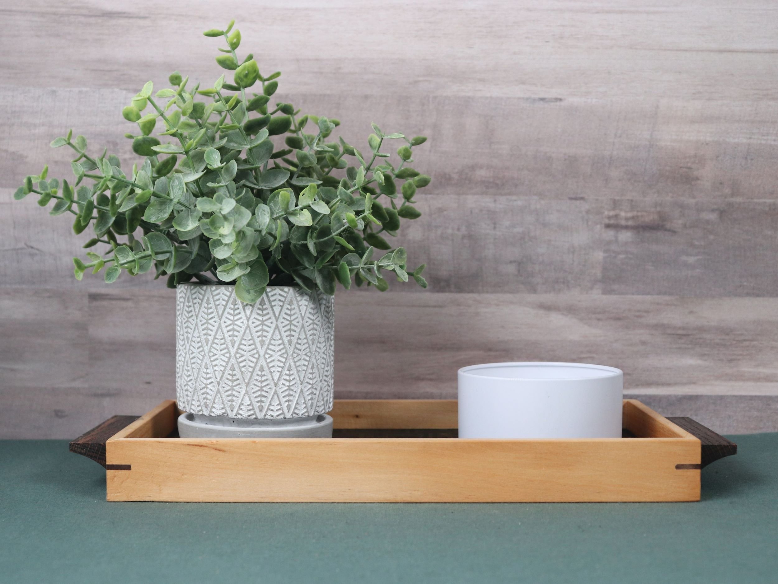 Wood Tray:  for Serving, Home Decor, Organizing
