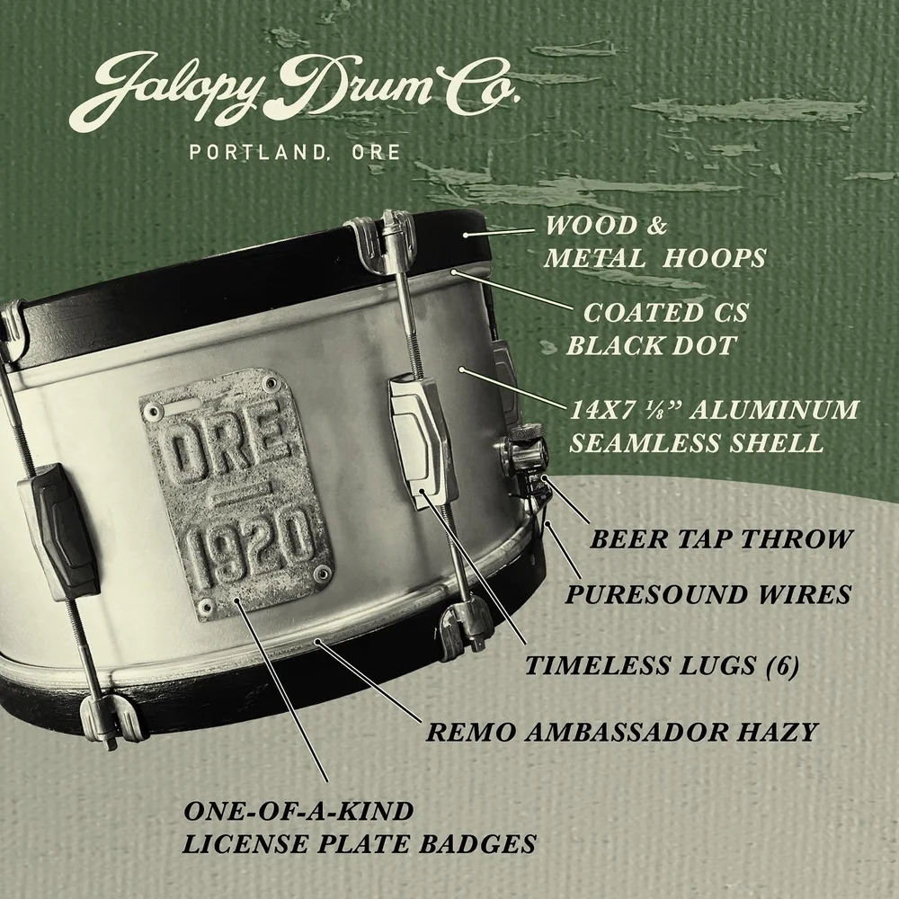 JALOPY A/7 SNARE DRUM — José Medeles