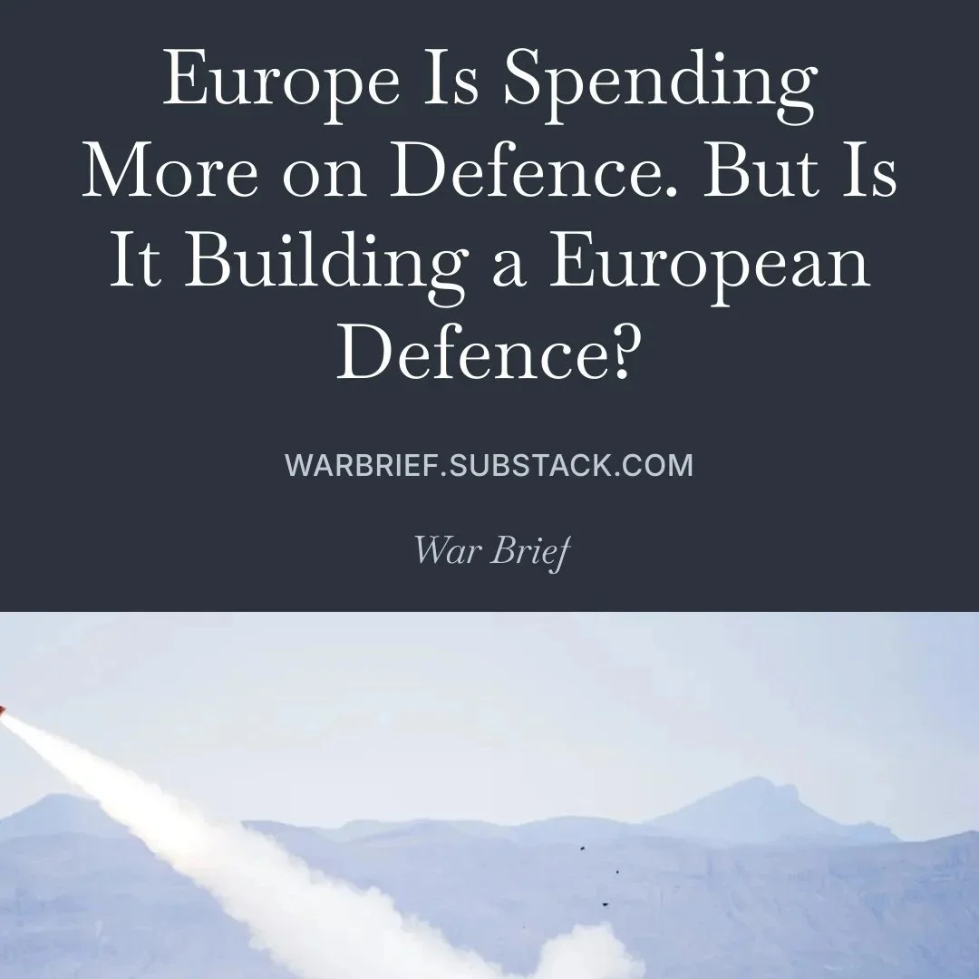 But Europe now faces a different problem. The question is no longer simply: are European countries spending enough on defence?

More than ever, it is: what kind of defence is all that money actually building?