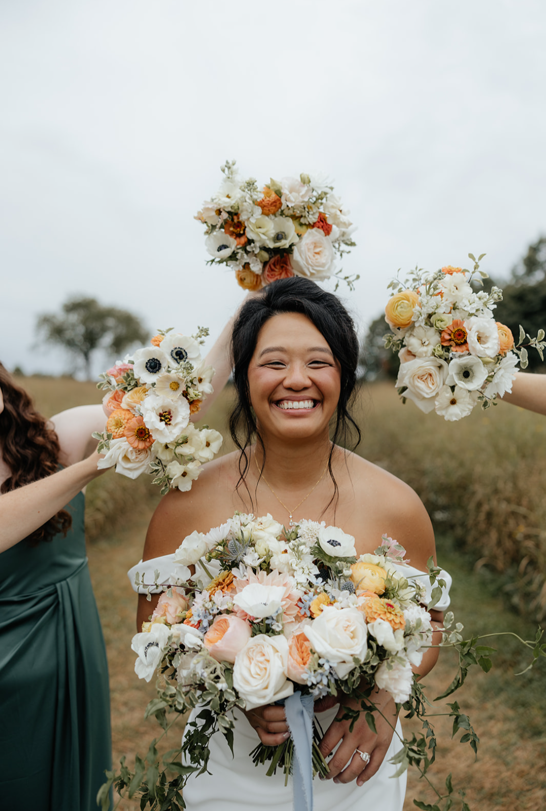 Whimsical Flower Field Wedding | Fortitude Farms + Events | Owosso, MI | Photographer: Kourtney Paige Photography