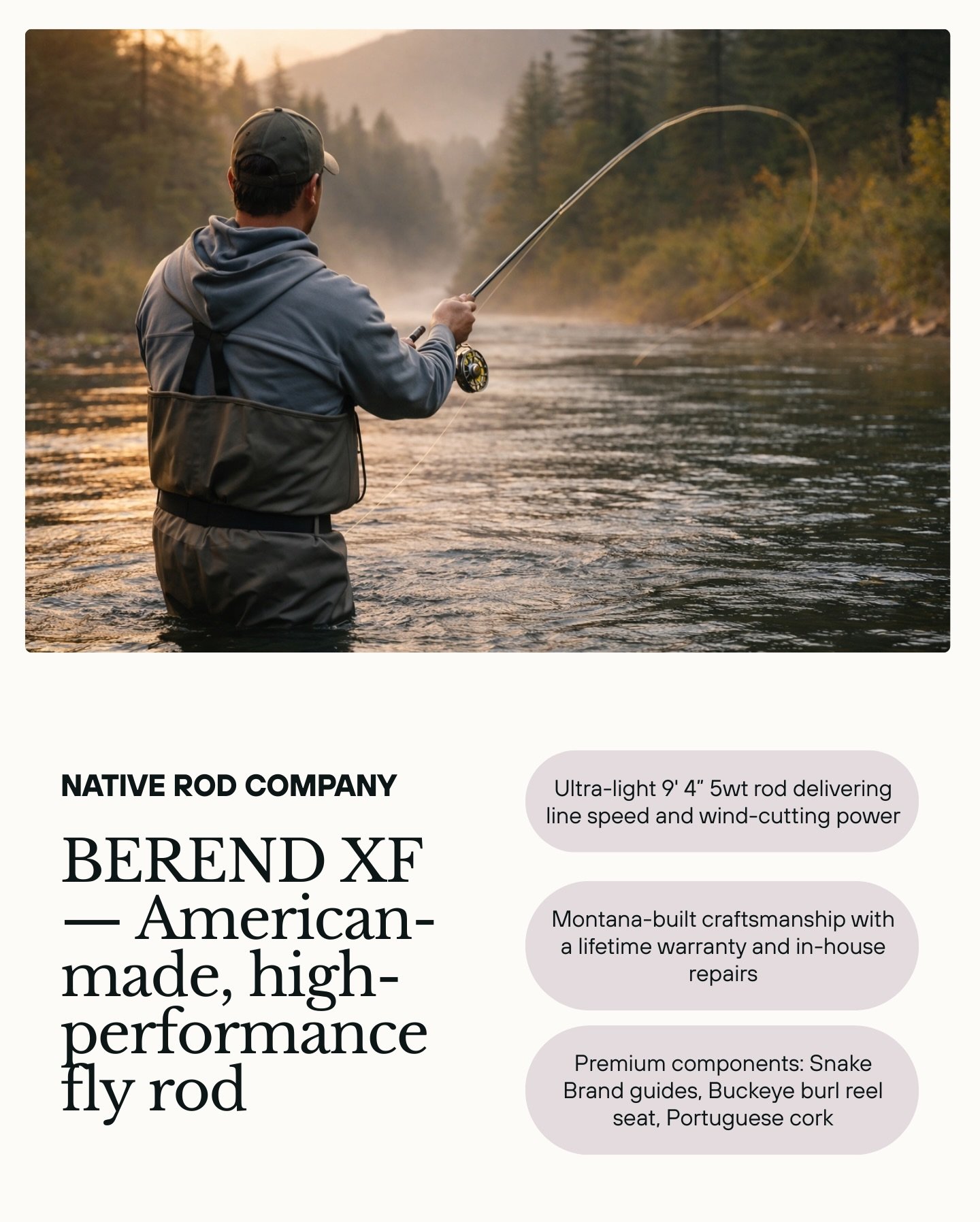 Sake going on now!! Www.nativerodco.com #makeeverycastcount #flyfishtheworld #builtinMontana #madeintheUSA