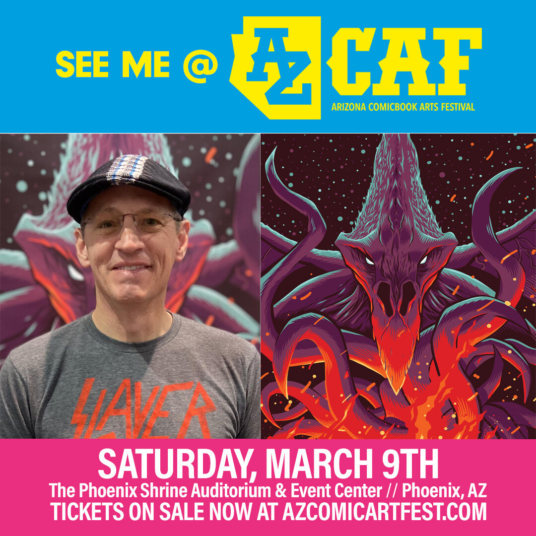 TWO WEEKS AWAY! I'll be @azcomicartsfest in Phoenix on March 9th - it's an awesome, comic-focused show, so don't miss it!