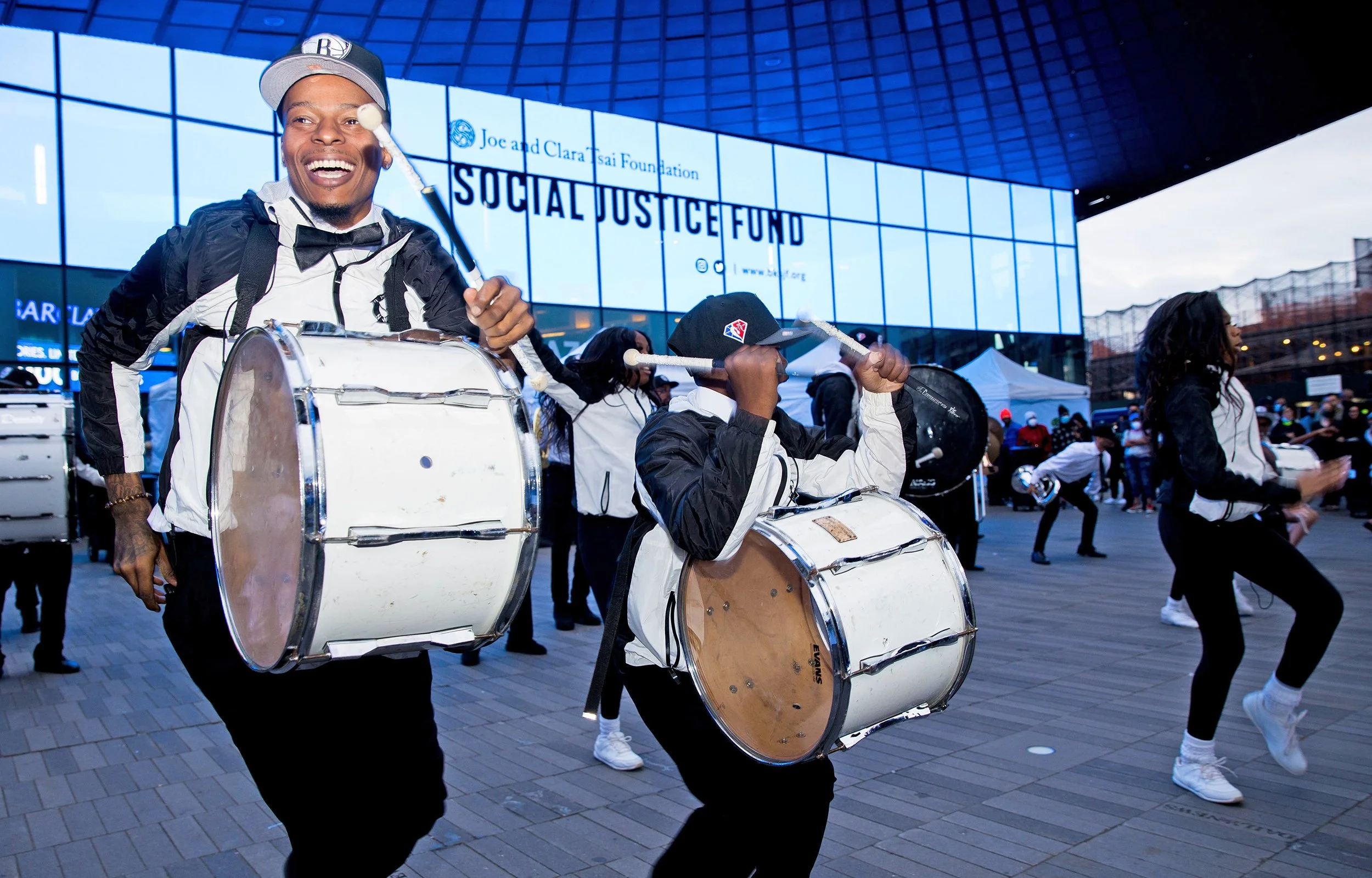  Barclay’s Center celebration photo courtesy of the Social Justice Fund. 