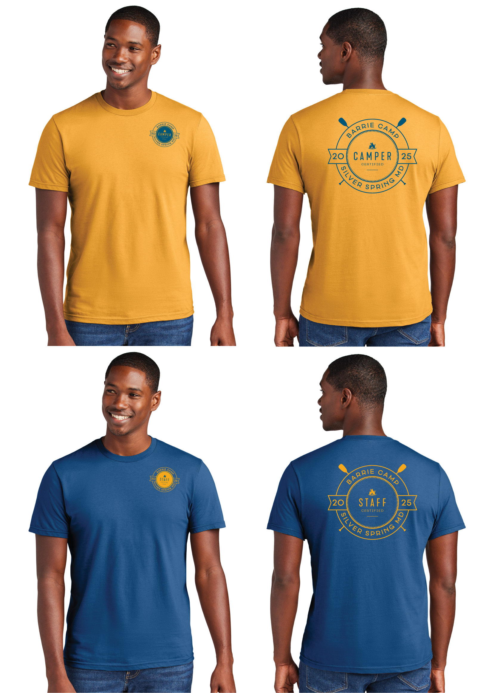  T-shirt graphics for Barrie School’s summer camp, a Washington, D.C. area institution since the 1950s. 