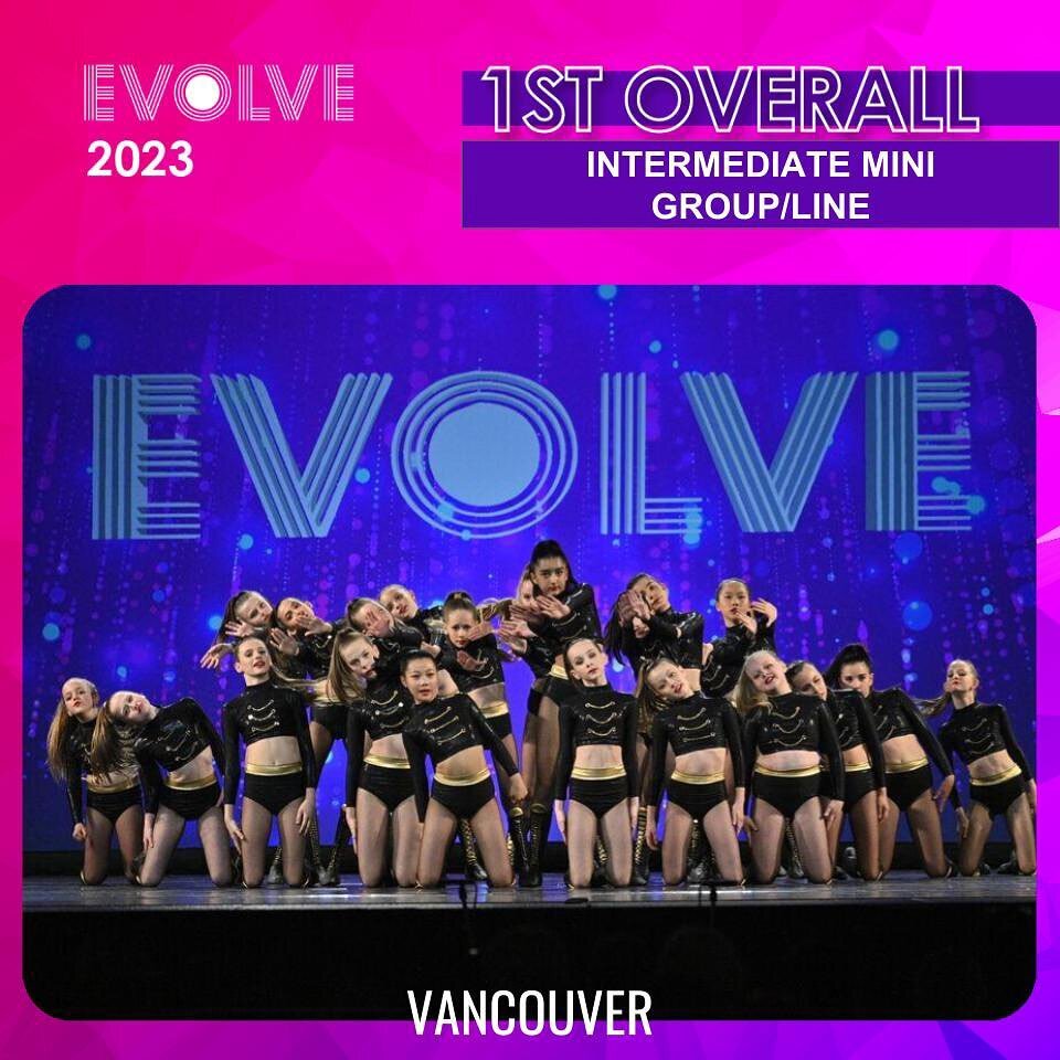 Congratulations to the Top Ten Intermediate Mini Groups/Lines from Evolve VANCOUVER!

#evolvedancecomp #evolvewithus #experienceevolve