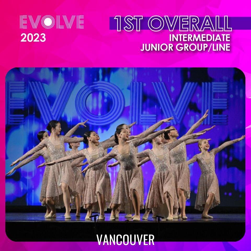 Congratulations to the Top Ten Intermediate Junior Groups/Lines from Evolve VANCOUVER!

#evolvedancecomp #evolvewithus #experienceevolve