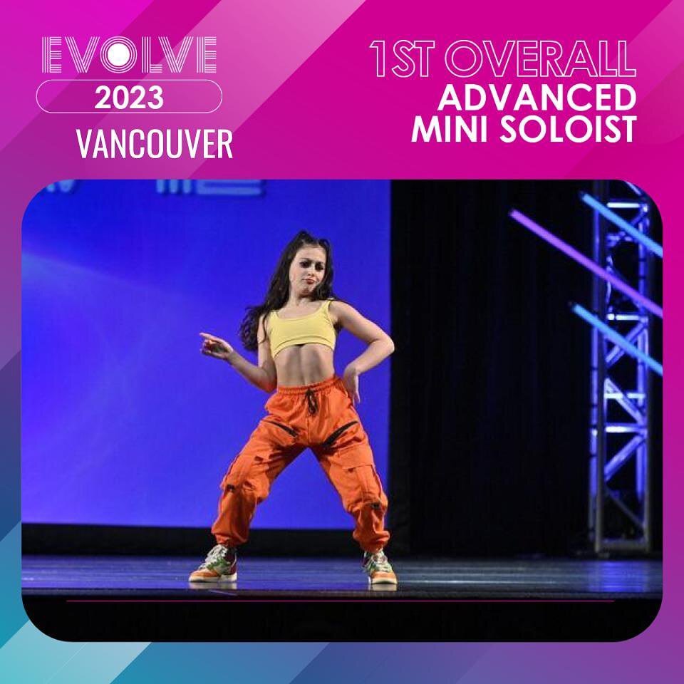 Congratulations to the Top Advanced Mini Solos from Evolve VANCOUVER!

#evolvedancecomp #evolvewithus #experienceevolve