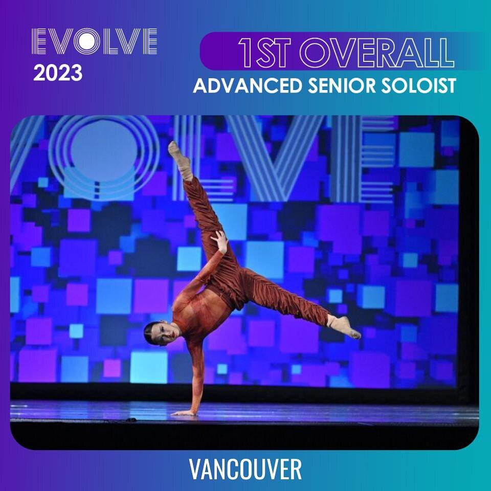 Congratulations to the Top Ten Advanced Senior 17-18 years Solos from Evolve VANCOUVER!

#evolvedancecomp #evolvewithus #experienceevolve