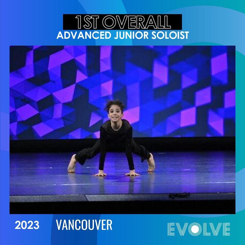 Congratulations to the Top Ten Advanced Junior Solos from Evolve VANCOUVER!

#evolvedancecomp #evolvewithus #experienceevolve