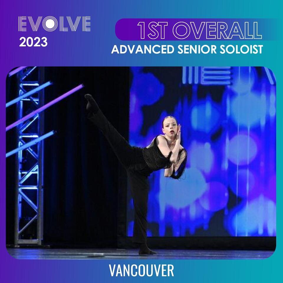 Congratulations to the Top Ten Advanced Senior 15-16 years Solos from Evolve VANCOUVER!

#evolvedancecomp #evolvewithus #experienceevolve