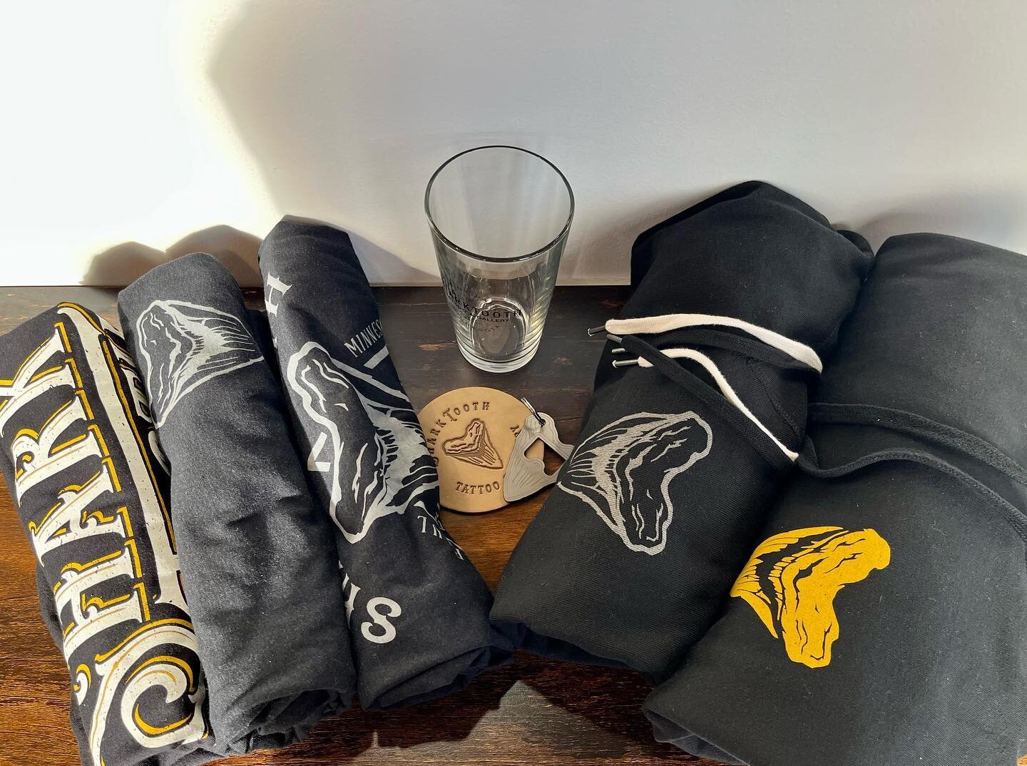 Holidays are coming up soon ✨ 
stop in and pick up some SharkTooth merchandise as a gift for yourself, family or friends!