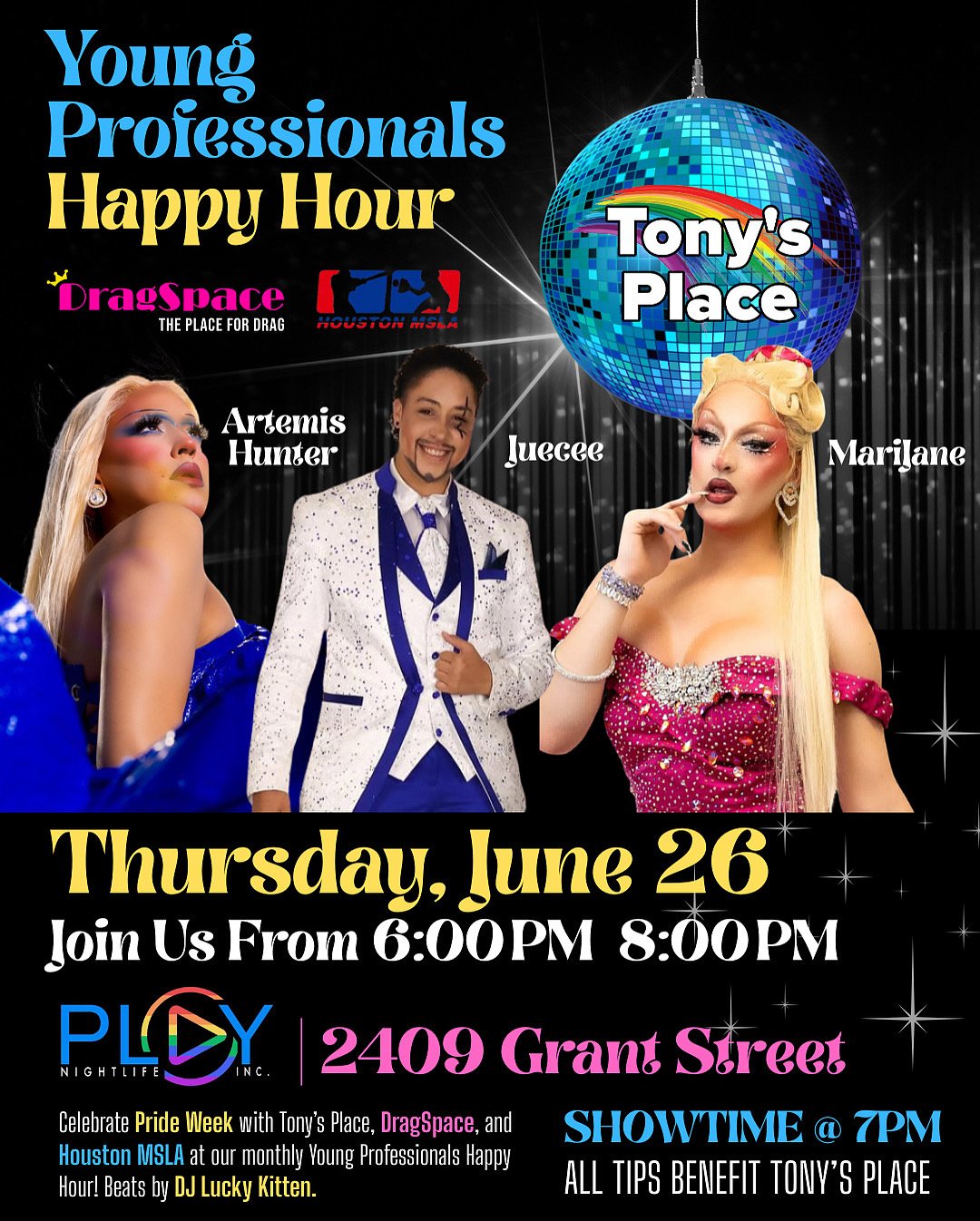 Tony’s Place Young Professionals Happy Hour