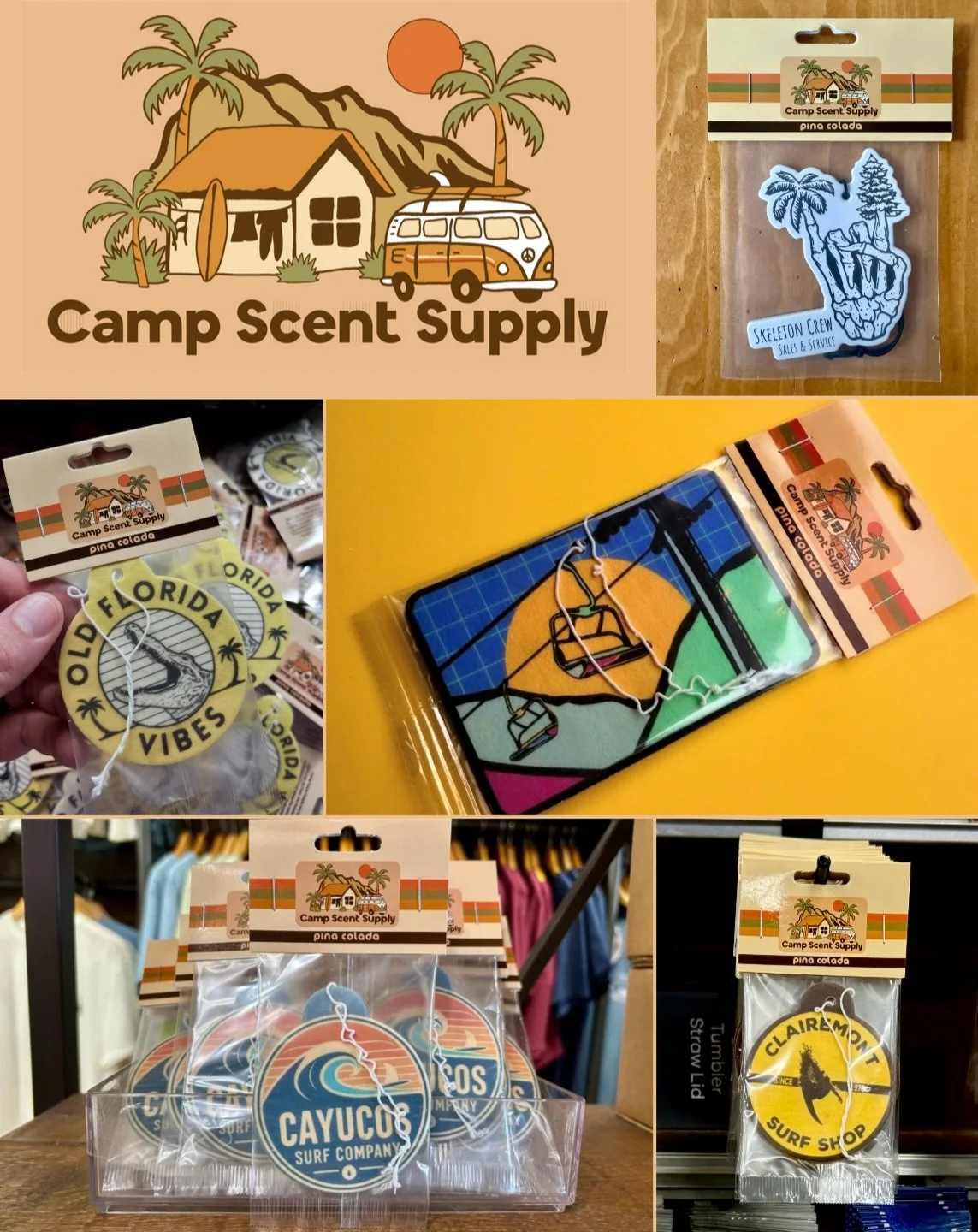 You may have noticed our header cards got a much needed rebrand&hellip; To bring the CampScent story of travel, surf, and everyday adventure to life, I teamed up with @solsearcherdesign and she absolutely nailed it 🏄🏻&zwj;♂️

Stoked to roll these o