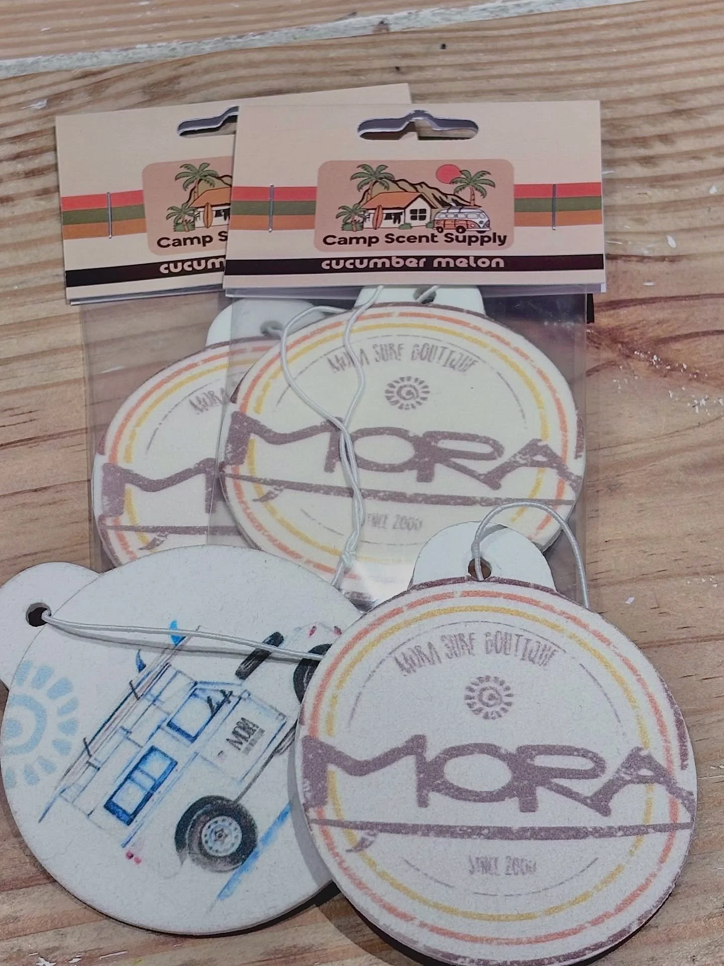 Restocked &amp; back on the shelves @mora_girls 🌴☀️ 

#moragirls #customairfreshener #surfboutique #deerfieldbeach #coastallifestyle