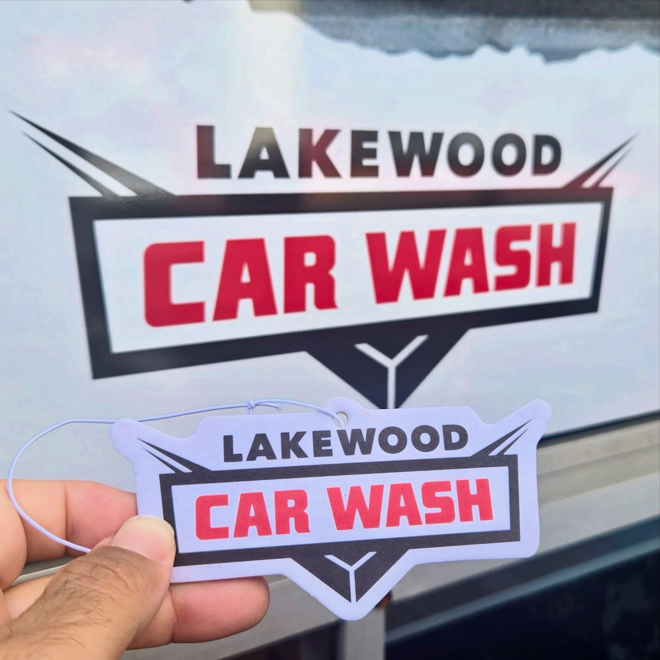 Proud to supply @lakewoodcarwash with branded air fresheners that keep their name in every car that rolls through 🫧🧽

#cardetailing #brandedmerch #carwashtime #carwash #airfreshener