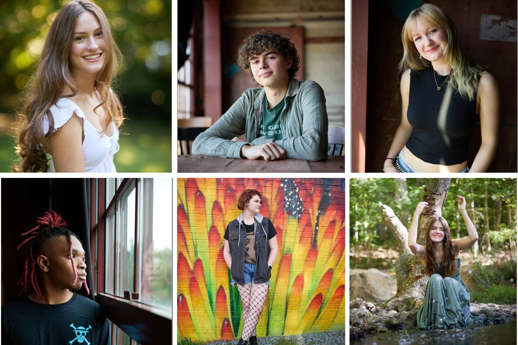 creative urban senior photography in chapel hill nc