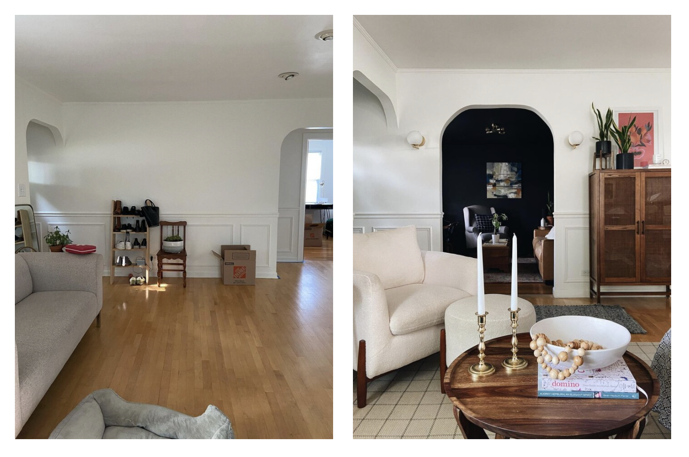 Before + after