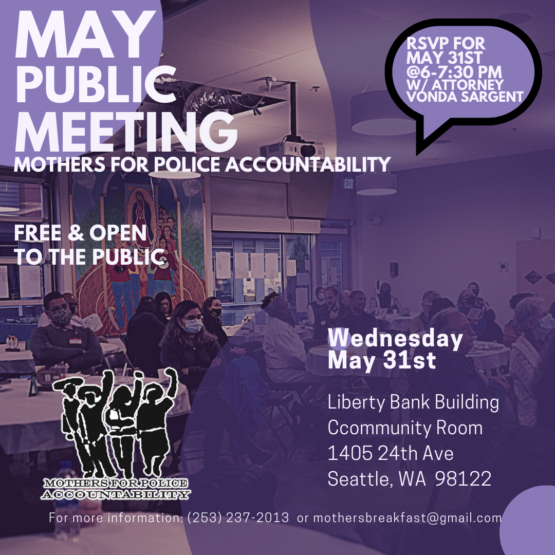 May Public Meeting - Join us! 