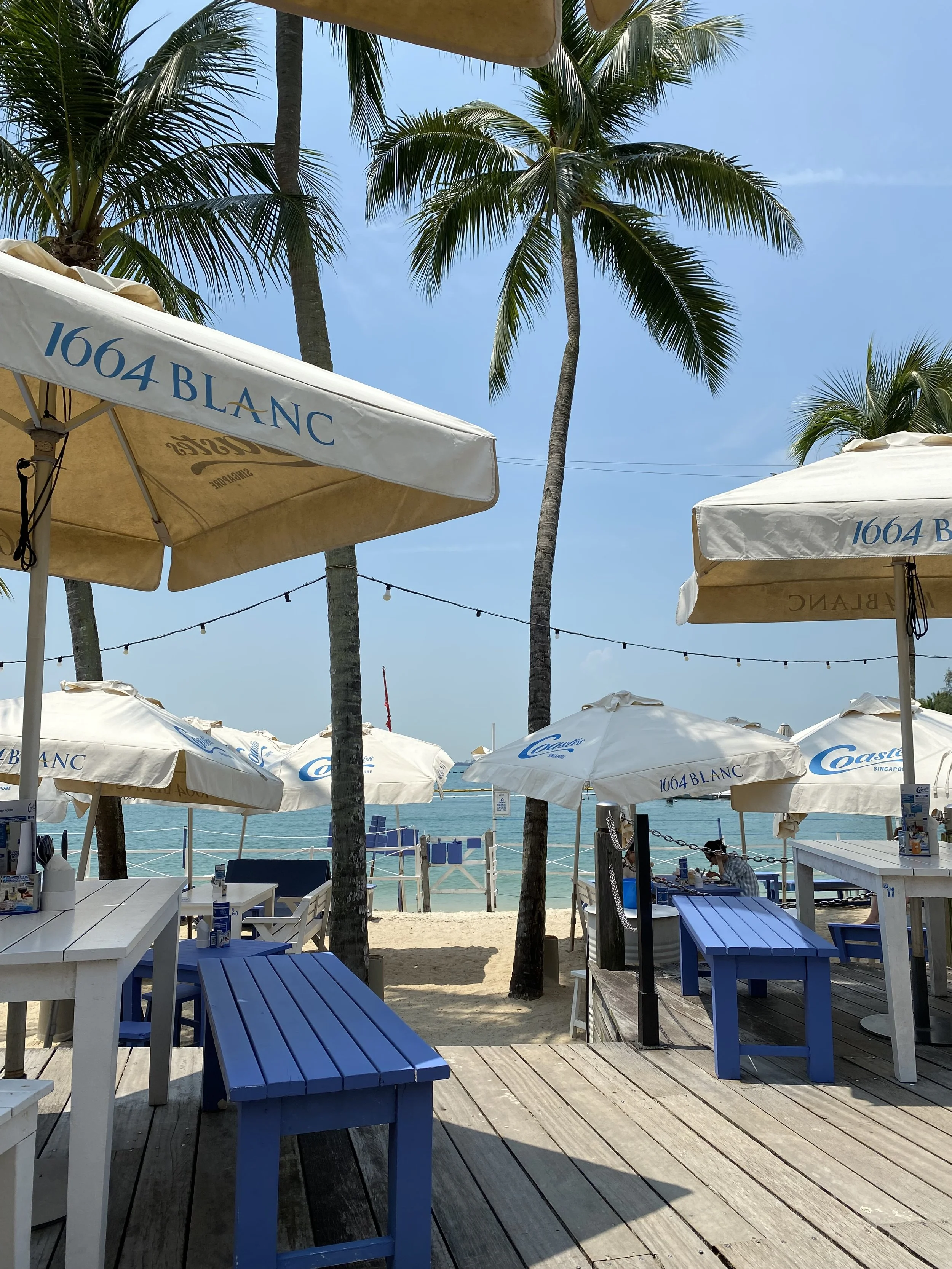 Chillen by the beach, Sentosa