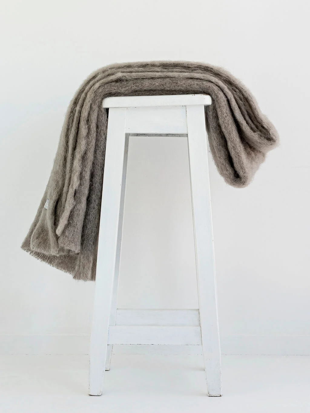 Windermere Mohair Blanket Throw - Manuka