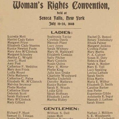 ON THIS DAY
On July 19, 1848, the Seneca Falls Convention opened to call for rights for women. The convention is seen as the beginning of the women&rsquo;s rights movement in the United States and indeed around the world. #OTD