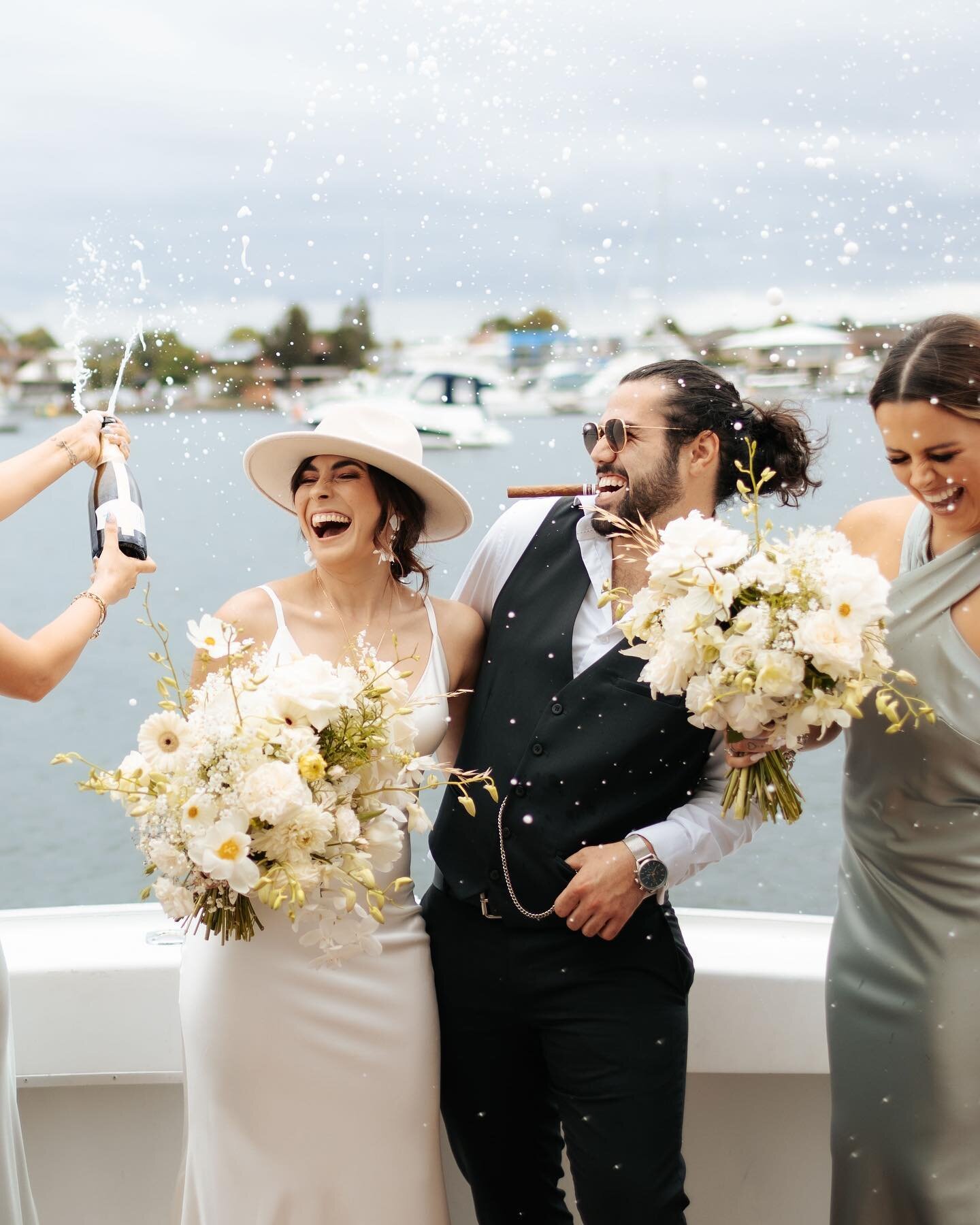 This lot brought nothing but the very best of vibes! 

Huge shoutout to @finaltouchbridal for organising the magic ⚓️❤️

Bride &amp; Bridesmaid Dresses: @finaltouchbridal 
Hair: @aliciaspersonalhairdesign 
Photography: @bonnywythesphotography 
Models