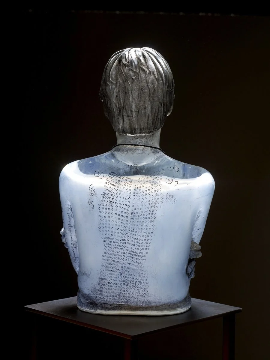 Kawn Wan | Blown Glass, Oil Paint | 26.5" H x 16" W x 10.5" D | 2010