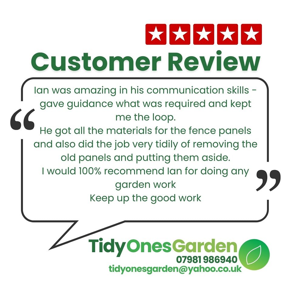 Another glowing review from a client who needed some fencing replaced. Hoping yours are all keeping upright in this windy weather we're having but if not, don't panic, drop us a message and see how we can help. 😊

#fences #fencing #windy #gardenmain