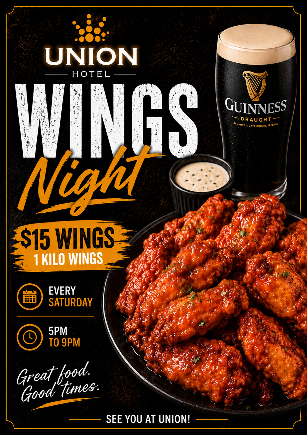 Saturday Wings Night