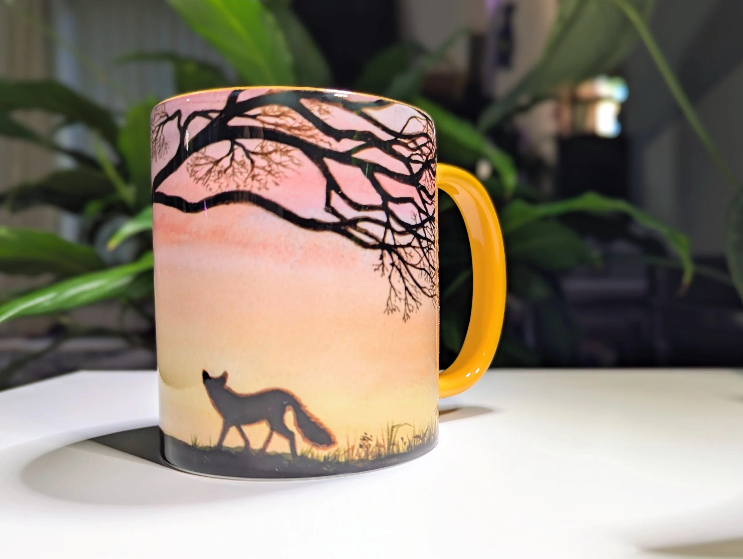 Fox & the Oak Art Mug