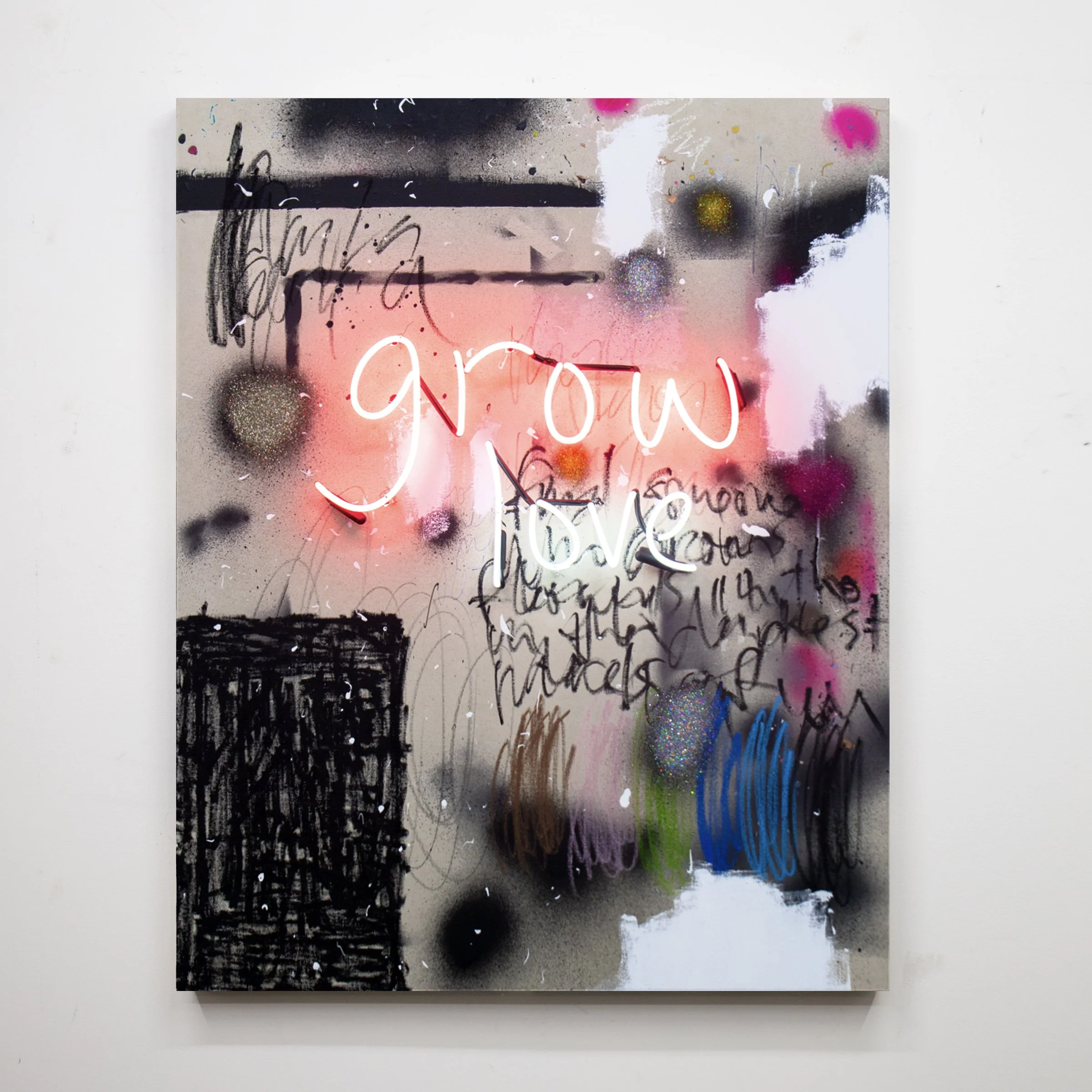 'grow love' - 48in x 60in