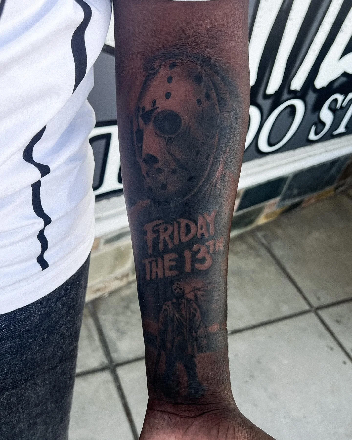Friday the 13th - Thank you Treye for the trust on your first tattoo! 

DM to book/enquire; flash and concepts in my highlights.
@inkwizardstattoo 
-
-
-
-
#adelaide #adl #femaletattooartist #tattoodesign #flash #flashtattoo #tattooartist #adelaideta