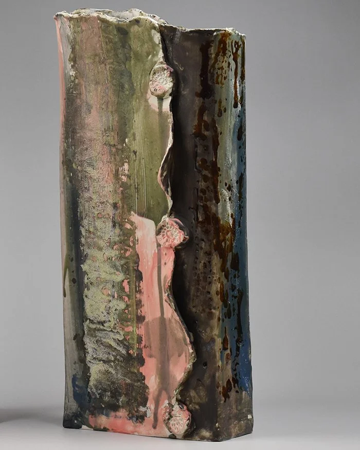 Old Growth 2 - porcelain, hand built, 30cm. SOLD