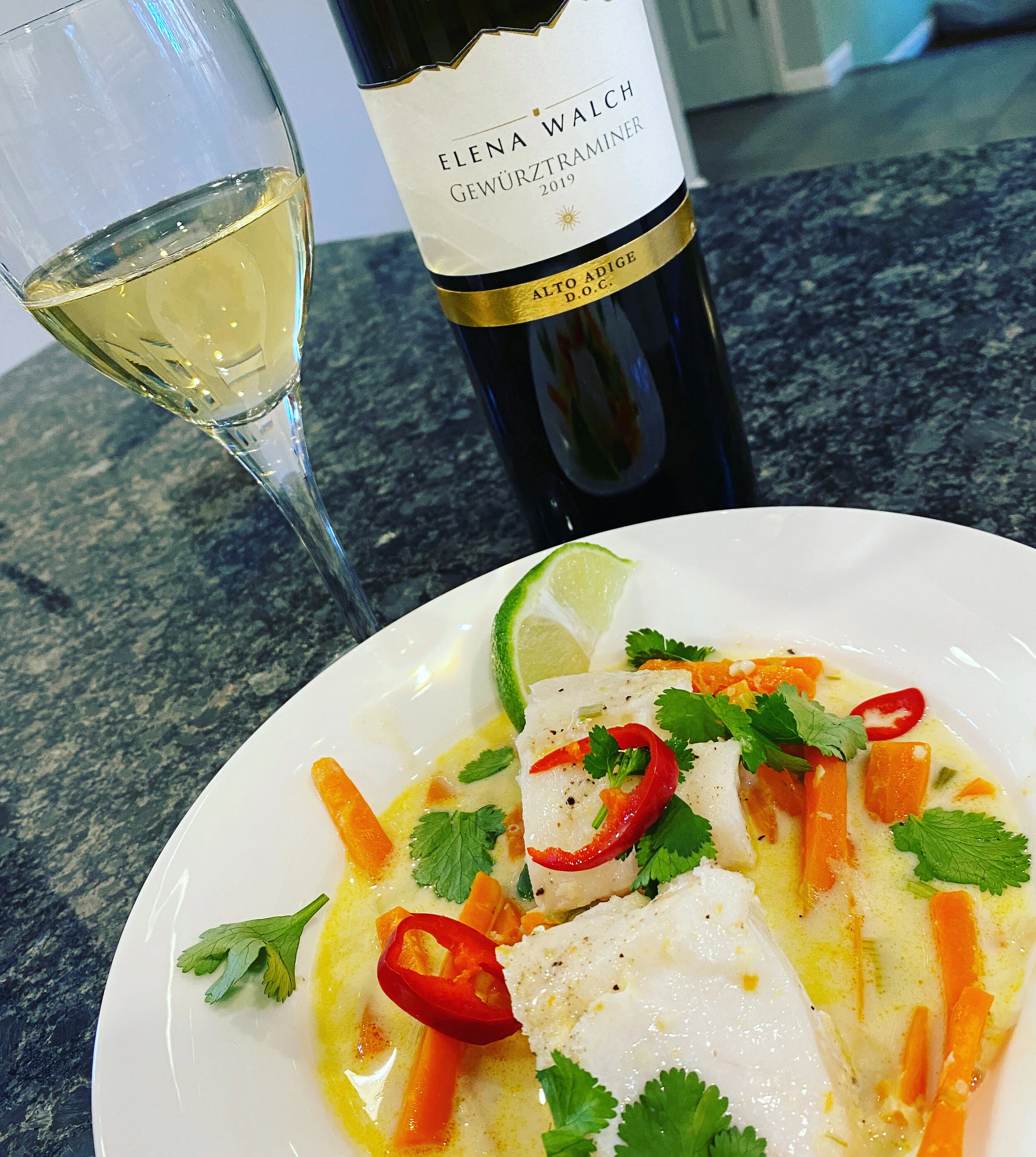 Cod in Coconut Broth With Lemongrass and Ginger — The Happy Vine