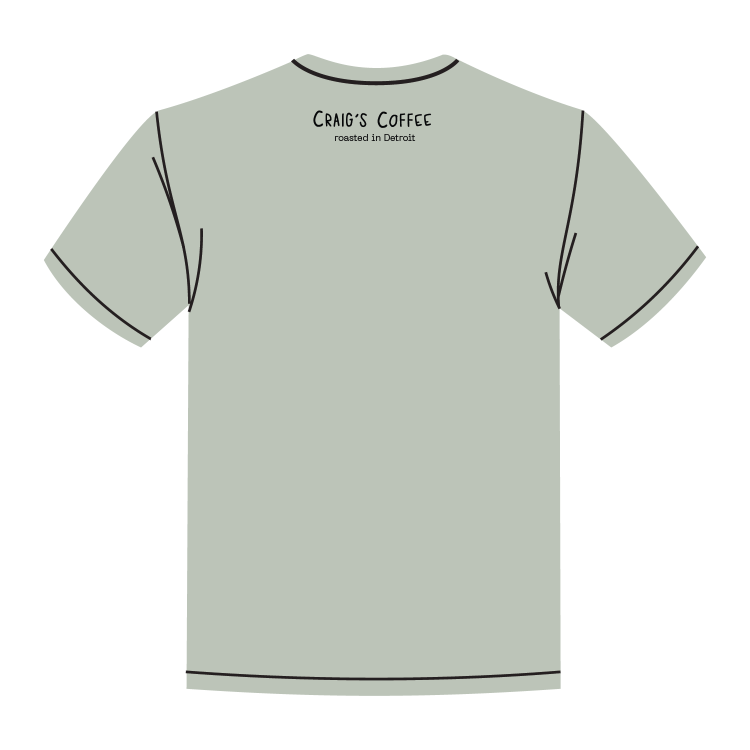 craigs coffee shirt green back.png