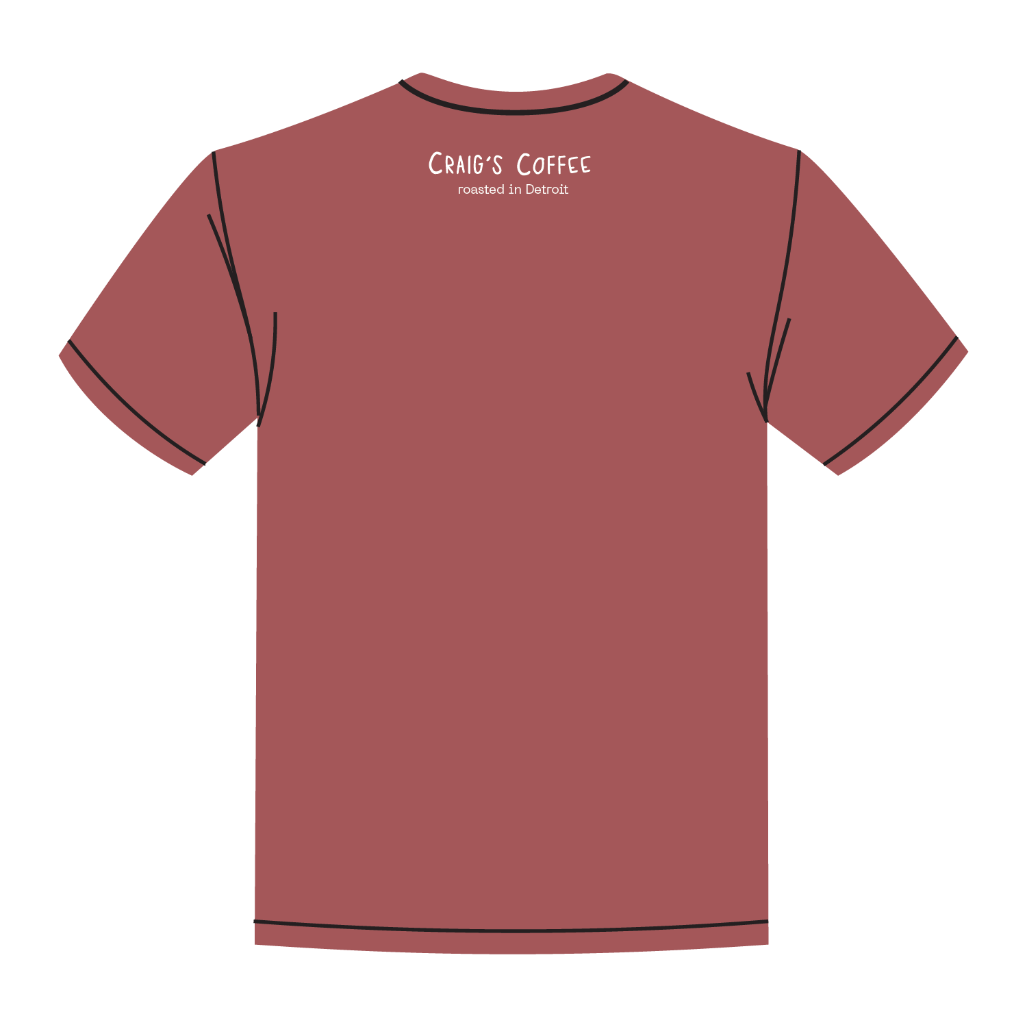 craigs coffee shirt green red back.png