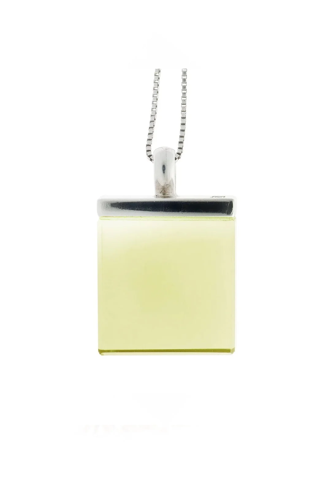 Designer Pendant Necklace in Yellow Gold with Lemon Citrine