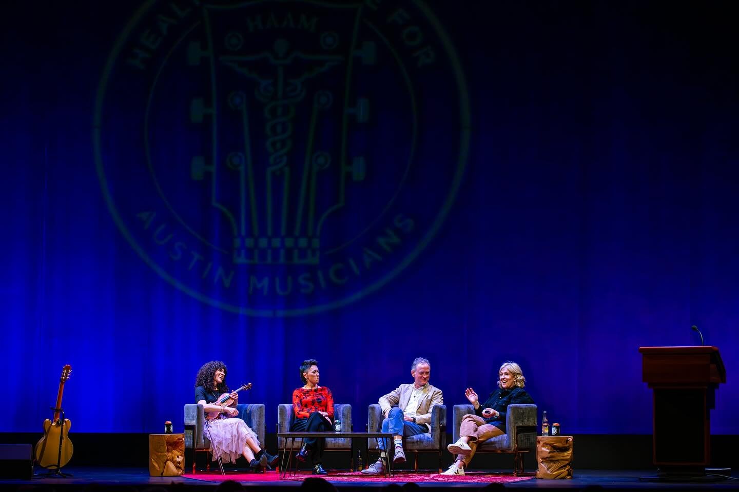 Thank you to everyone who joined us last week for &ldquo;A Night of Song and Storytelling&rdquo; with @brenebrown, musicians @ginachavez and @carrierockriguez, and @texasmonthly&rsquo;s @john.spong! With your support, we raised over $225,000 for Aust