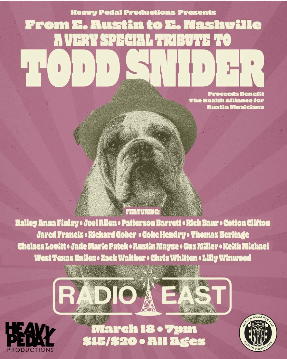 Heavy Pedal &amp; Tejas Tonic Present: From E. Austin To E. Nashviile - A Tribute To Todd Snider