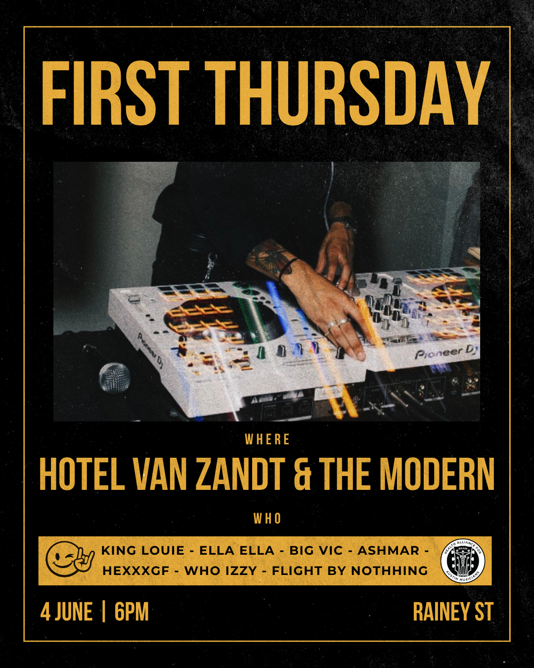 First Thursday at Hotel Van Zandt
